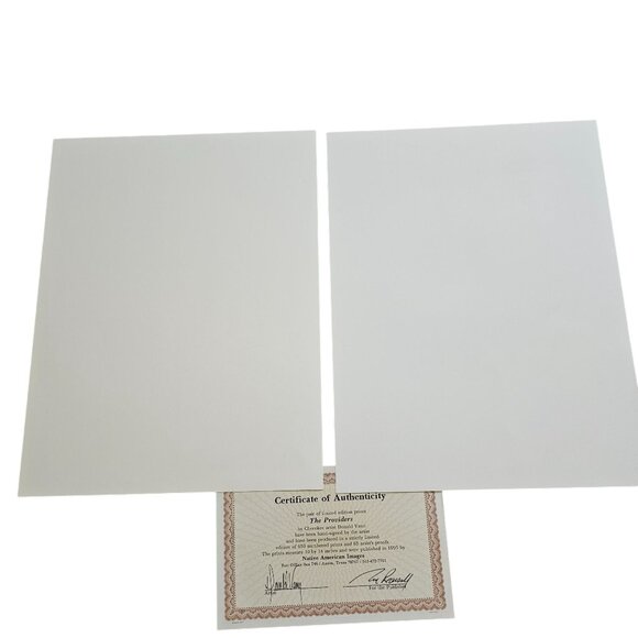 Limited Edition Signed Artist Proof Prints By Donald Vann The Providers 15x11.5 - Picture 10 of 11